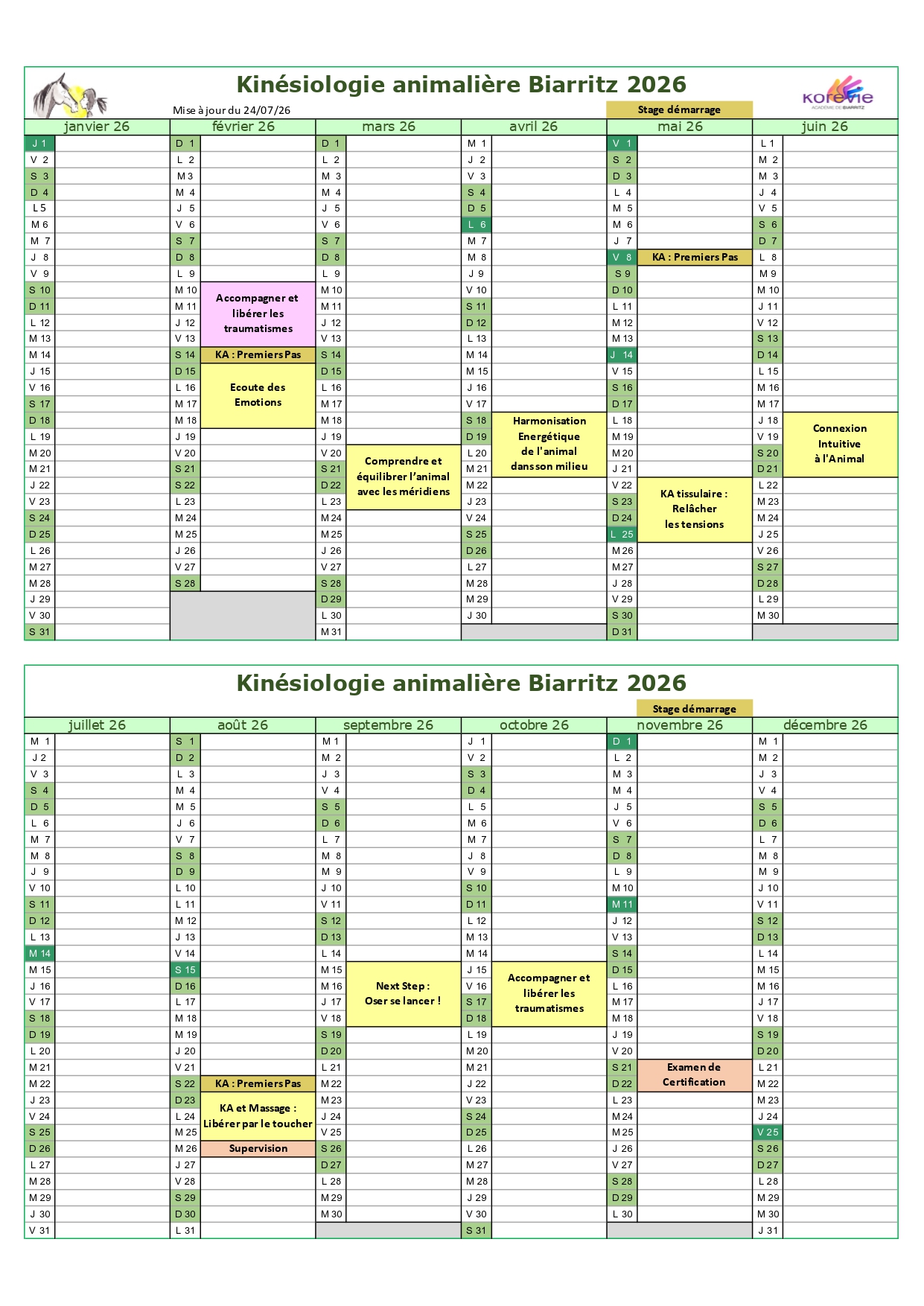 SO KA Planning 2026 SANS Formateurs 2026.07.24 Page 0001